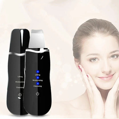 RadiantGlow Ultrasonic Skin Scrubber - Deep Cleanse & Revitalize Your Skin - MANDOTOS
