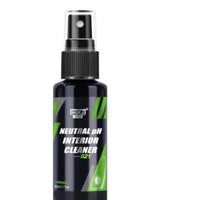 Mandotos Rapid Shine Leather Revitalizer bottle with black cap and label, designed to restore and enhance leather surfaces.