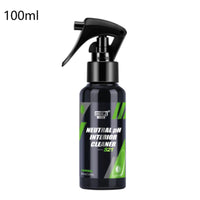 Mandotos Rapid Shine Leather Revitalizer bottle, black cap, and label, designed to restore and shine leather surfaces.