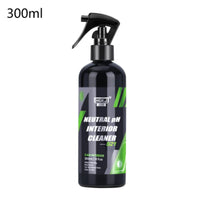 Mandotos Rapid Shine Leather Revitalizer bottle with applicator brush for restoring and enhancing leather surfaces.