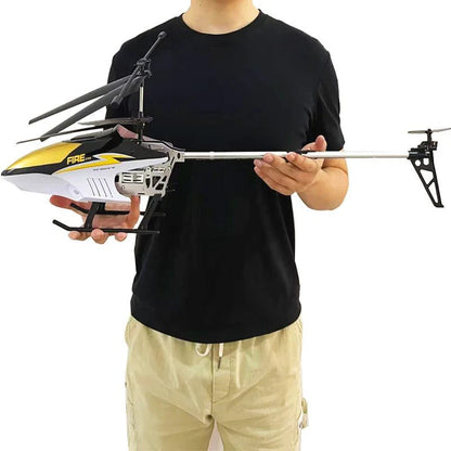 RC Helicopter 80cm - 3.5CH Remote Control Aircraft for Kids - MANDOTOS