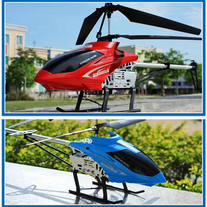 RC Helicopter 80cm - 3.5CH Remote Control Aircraft for Kids - MANDOTOS
