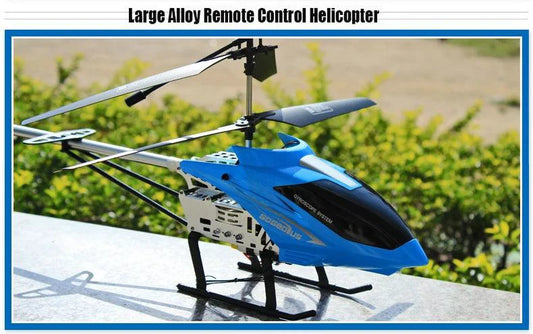 RC Helicopter 80cm - 3.5CH Remote Control Aircraft for Kids - MANDOTOS