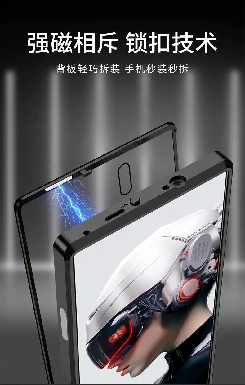 RedMagic Transparent Acrylic Case for 9S Pro - Sleek Metal Frame & Ultimate Protection - MANDOTOS
