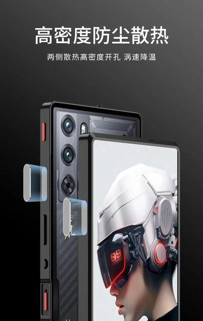 RedMagic Transparent Acrylic Case for 9S Pro - Sleek Metal Frame & Ultimate Protection - MANDOTOS