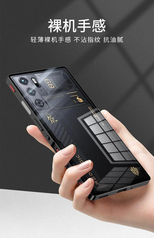 RedMagic Transparent Acrylic Case for 9S Pro - Sleek Metal Frame & Ultimate Protection - MANDOTOS