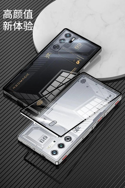 RedMagic Transparent Acrylic Case for 9S Pro - Sleek Metal Frame & Ultimate Protection - MANDOTOS
