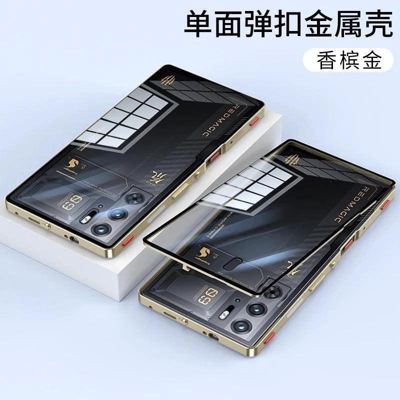 RedMagic Transparent Acrylic Case for 9S Pro - Sleek Metal Frame & Ultimate Protection - MANDOTOS