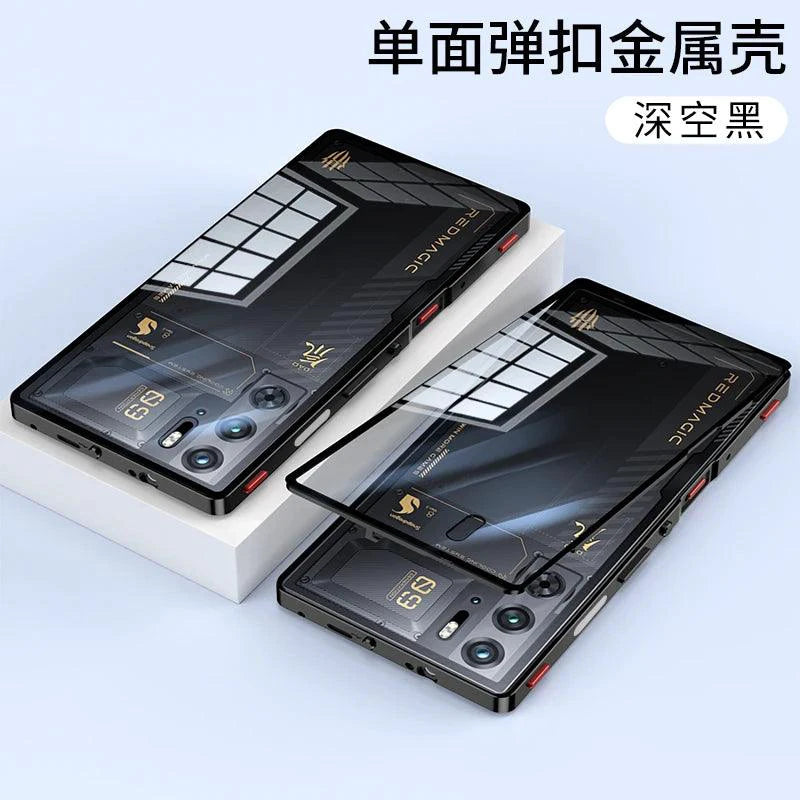 RedMagic Transparent Acrylic Case for 9S Pro - Sleek Metal Frame & Ultimate Protection - MANDOTOS