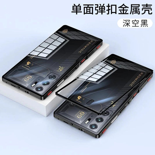RedMagic Transparent Acrylic Case for 9S Pro - Sleek Metal Frame & Ultimate Protection - MANDOTOS