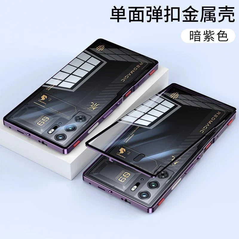 RedMagic Transparent Acrylic Case for 9S Pro - Sleek Metal Frame & Ultimate Protection - MANDOTOS