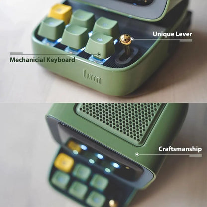 Retro Pixel Art Bluetooth Speaker and Alarm Clock - MANDOTOS