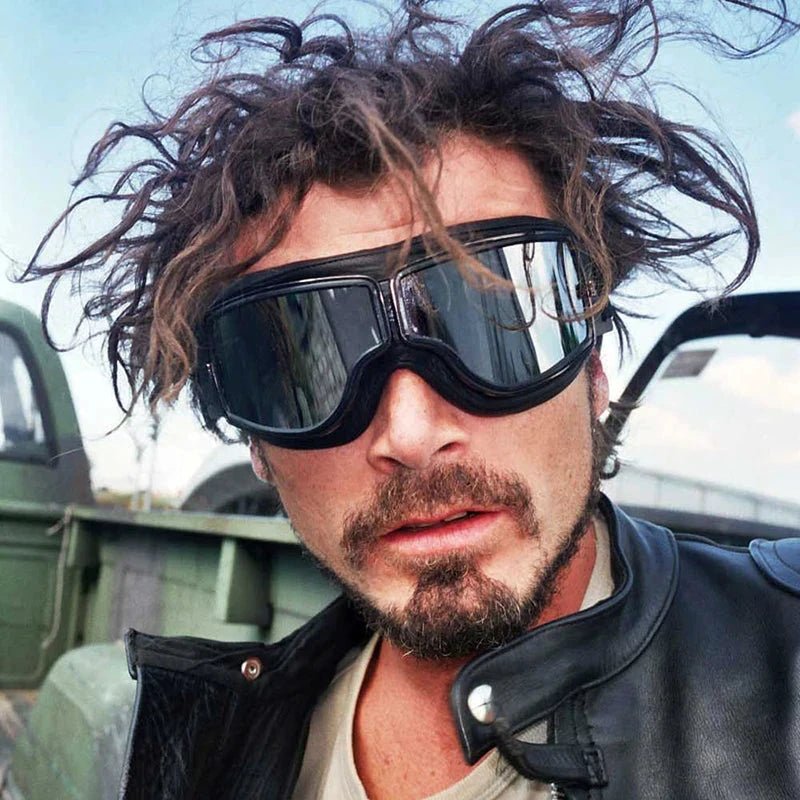 Retro Windproof Motorcycle Glasses - Enjoy the Open Road in Style! 🏍️ - MANDOTOS