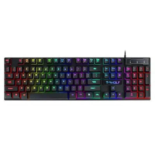 RGB Backlit Gaming Keyboard with Floating Keys - MANDOTOS