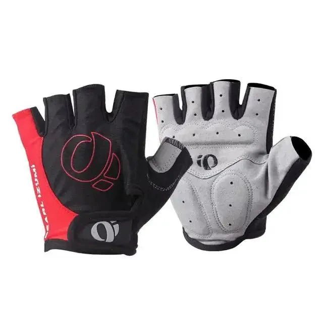 Mandotos RideGrip cycling gloves with padded palms and breathable material, designed for comfortable bike riding.