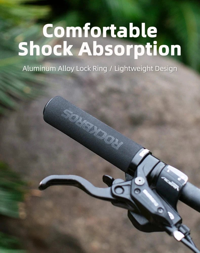 ROCKBROS Cycling Grips: Boost Ride Comfort & Control! - MANDOTOS