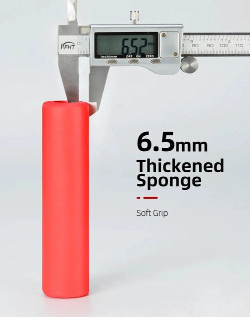 Mandotos ROCKBROS cycling grips with ergonomic design for improved comfort and control during bike rides.