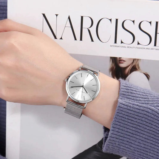 Rose Gold Stainless Steel Ladies' Watch - MANDOTOS