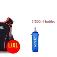 Mandotos running water bag backpack sports vest with adjustable straps and hydration pouch for outdoor activities.