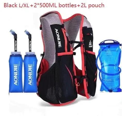 Running Water Bag Backpack Sports Vest - MANDOTOS