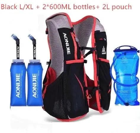 Running Water Bag Backpack Sports Vest - MANDOTOS