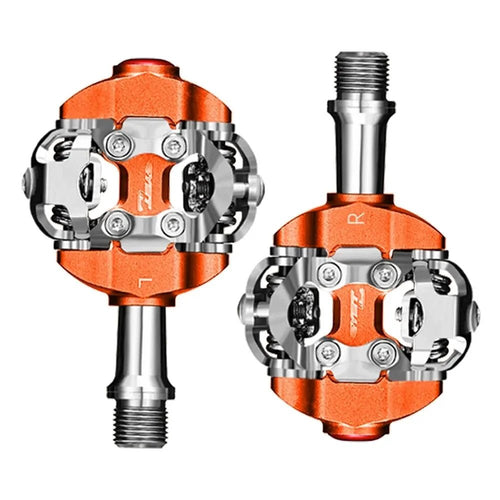 Mandotos RYET MTB clipless pedals with textured surface for secure grip and control during mountain biking adventures.