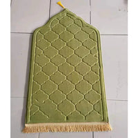 Mandotos Sacred Space Prayer Mat with intricate design, soft fabric, and detailed patterns for meditation and prayer.