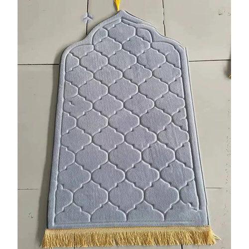 Mandotos Sacred Space prayer mat with intricate patterns, designed for comfort and spiritual practice.