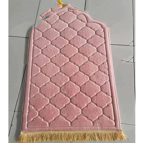 Mandotos Sacred Space prayer mat with intricate patterns and soft fabric for comfortable prayer and meditation.