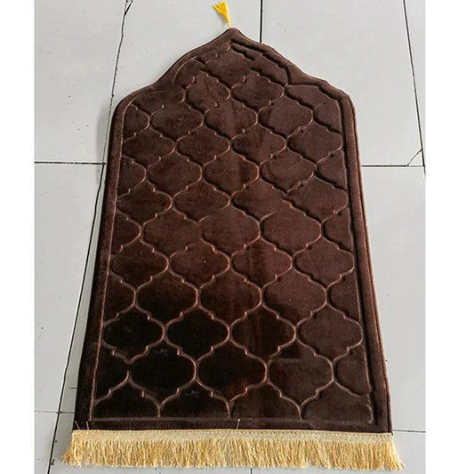 Mandotos Sacred Space prayer mat with intricate patterns, designed for comfortable prayer and spiritual reflection.