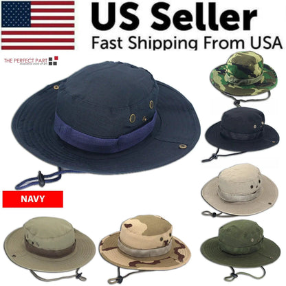 Safari Camo Sun Hat: Mesh Boonie for Outdoors - MANDOTOS