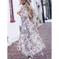 Mandotos Safari Chic Kimono featuring a stylish, lightweight design with animal print and relaxed fit for casual wear.