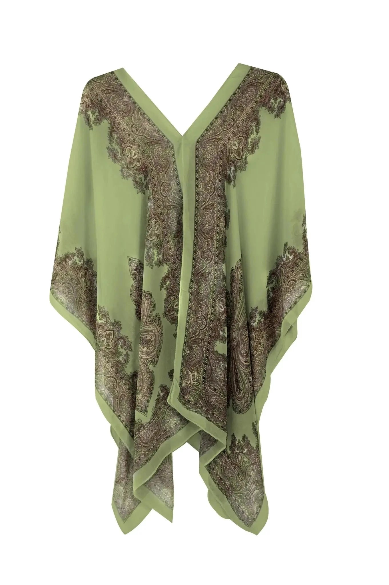 Mandotos Sea Breeze Wrap with lightweight, breathable fabric and ocean-inspired pattern, perfect for casual or beachwear.