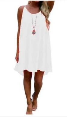 Seaside Dream Chiffon Sundress - Effortless Elegance for Sunny Days - MANDOTOS