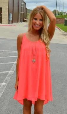 Seaside Dream Chiffon Sundress - Effortless Elegance for Sunny Days - MANDOTOS