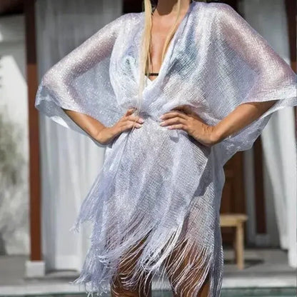 Seaside Elegance Women's Cover-Up - MANDOTOS