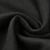 Black seductive leather lingerie bodysuit by MANDOTOS, featuring a form-fitting design and intricate detailing for an alluring look.