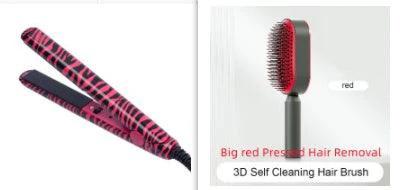 Self-Cleaning Hair Brush with Scalp Massage - One-Click Cleaning - MANDOTOS
