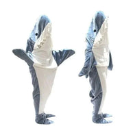 Mandotos Shark CosyWrap blanket for all ages, featuring a fun shark design, soft and cozy for comfortable wear.