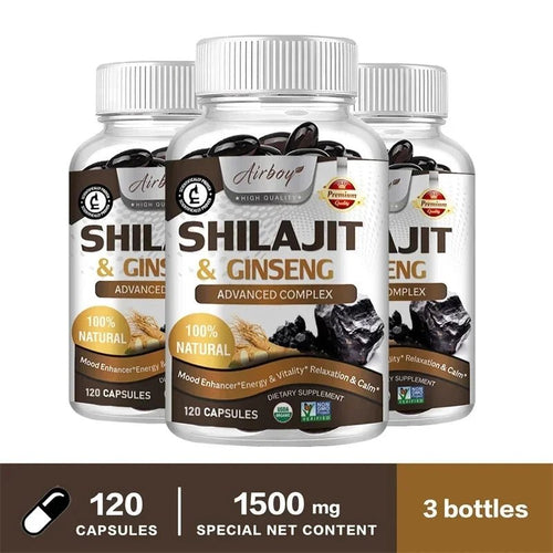 Shilajit - Natural Energizer To Rejuvenate The Body, Improve Mental Clarity and Boost The Immune System MANDOTOS