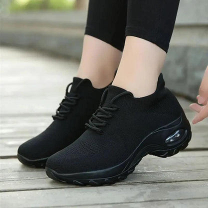 Sports shoes women flying knit socks shoes shaking shoes - MANDOTOS