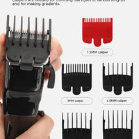 Mandotos Sleek Precision Trimmer Clipper showing a compact, modern design with stainless steel blades and ergonomic handle.