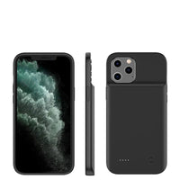 Mandotos Smart Clip-On Power Bank attached to a smartphone, compact portable charger with clip for easy carrying and charging on the go.