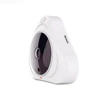 MANDOTOS smart home security camera mounted on wall, showing sleek design and lens for home surveillance.