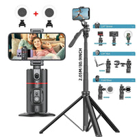 Mandotos Smart Tracking Camera Stand with adjustable mount and sleek design for secure camera positioning.