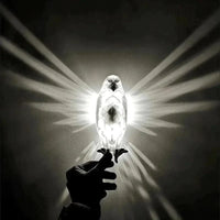 Mandotos Soaring Eagle Wall Light featuring a detailed eagle design, perfect for outdoor or indoor decorative lighting.