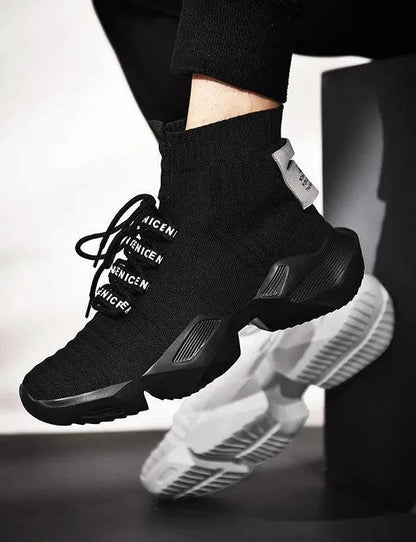 Socks Shoes Daddy Shoes Sports Shoes Men'S Large Size Trendy Shoes Casual Shoes - MANDOTOS