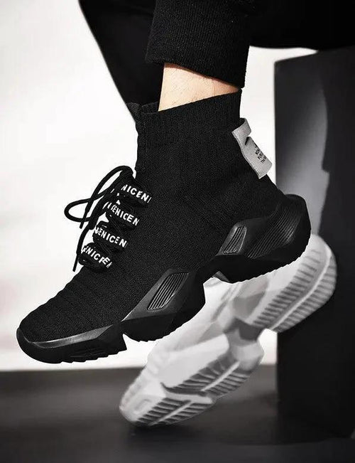 Socks Shoes Daddy Shoes Sports Shoes Men'S Large Size Trendy Shoes Casual Shoes - MANDOTOS