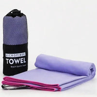 Mandotos Speedy Absorb Microfiber Towel spread open, showing soft, lightweight fabric ideal for quick drying and travel use
