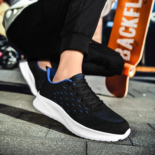 Sports Flying Woven Cold Sticky Ultralight Casual Running Shoes - MANDOTOS